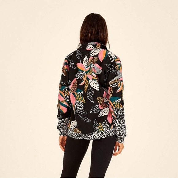 Adidas x Farm Rio • Farm Rio Print Relaxed Lightweight Windbreaker Small NWT - Picture 2 of 6